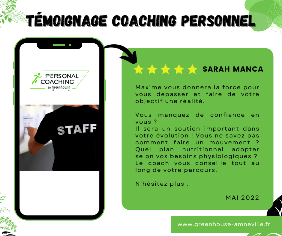 Témoignage Coaching Personnel - 2022